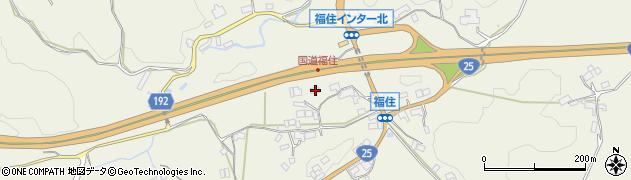 奈良県天理市福住町4476周辺の地図