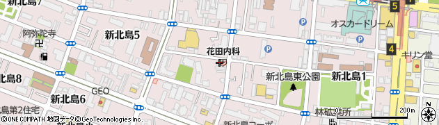 ウィズ・ナカデン新北島店周辺の地図