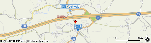 奈良県天理市福住町3971周辺の地図