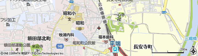 奈良県大和郡山市昭和町107周辺の地図