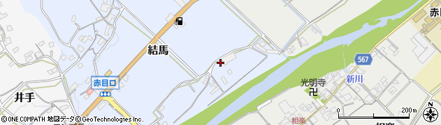 三重県名張市結馬17周辺の地図