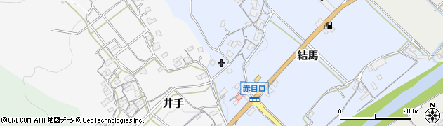 三重県名張市結馬215周辺の地図