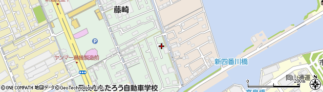 岡山県岡山市中区藤崎661周辺の地図