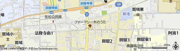 木のうた法隆寺店周辺の地図