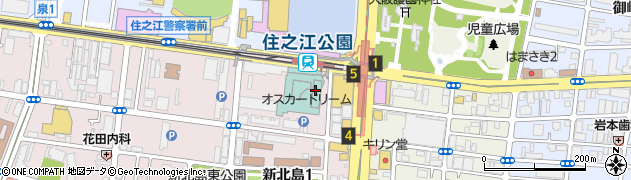 シェイプ住之江店周辺の地図
