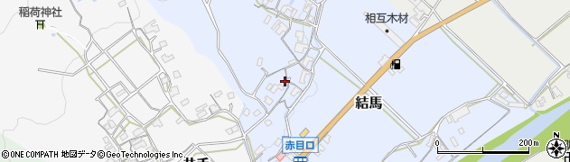 三重県名張市結馬253周辺の地図