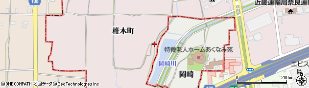 奈良県大和郡山市椎木町660周辺の地図