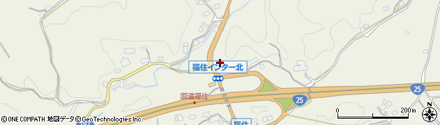 奈良県天理市福住町3838周辺の地図