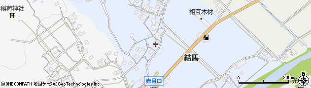 三重県名張市結馬292周辺の地図