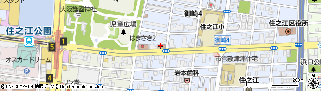 住之江消防署周辺の地図