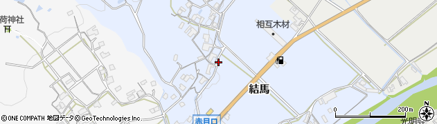 三重県名張市結馬963周辺の地図