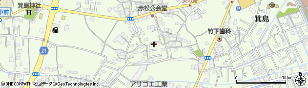 岡山県岡山市南区箕島1107周辺の地図