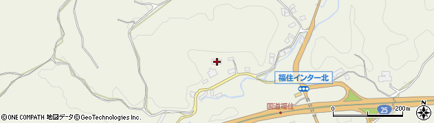 奈良県天理市福住町3444周辺の地図