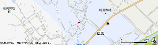 三重県名張市結馬614周辺の地図