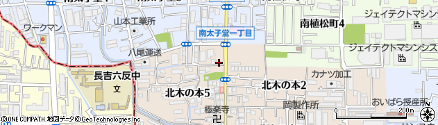 大阪府八尾市北木の本5丁目7周辺の地図