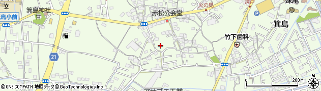 岡山県岡山市南区箕島1105周辺の地図