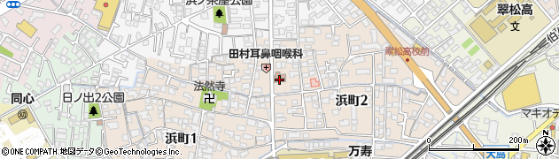 倉敷浜町郵便局周辺の地図