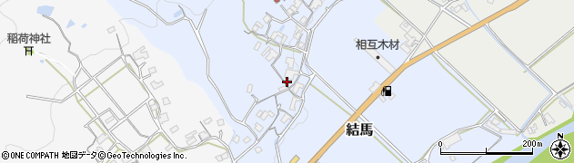 三重県名張市結馬612周辺の地図