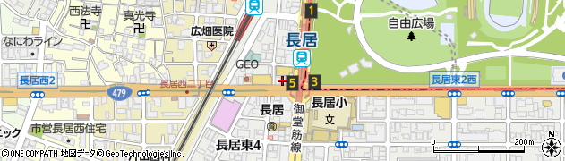 KASUYA 長居店周辺の地図