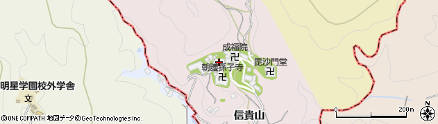 信貴山玉蔵院周辺の地図
