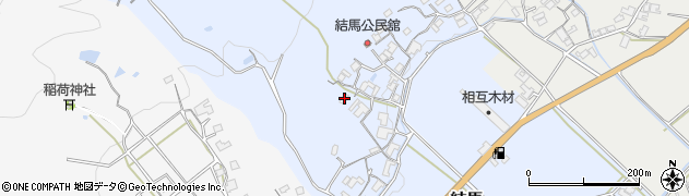三重県名張市結馬592周辺の地図