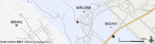 三重県名張市結馬587周辺の地図