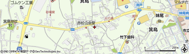 岡山県岡山市南区箕島1136周辺の地図