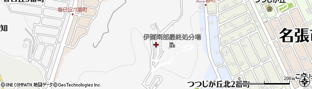 三重県名張市下比奈知850周辺の地図