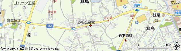 岡山県岡山市南区箕島1124周辺の地図