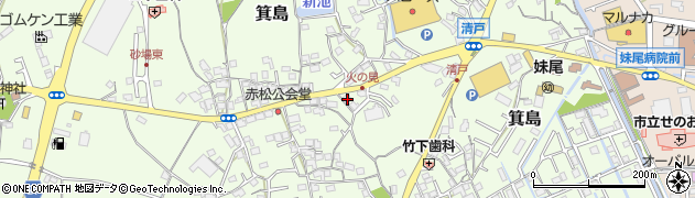 岡山県岡山市南区箕島1211周辺の地図
