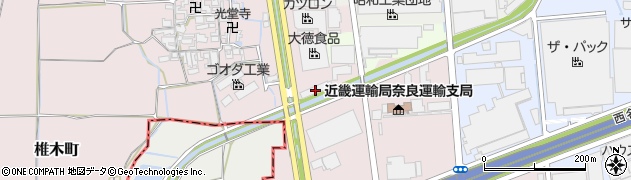 奈良県大和郡山市椎木町753-5周辺の地図