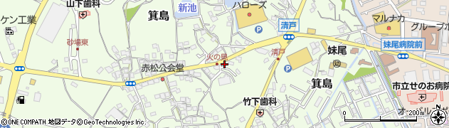 岡山県岡山市南区箕島1219周辺の地図