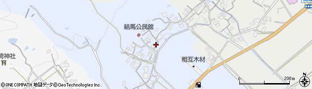 三重県名張市結馬434周辺の地図