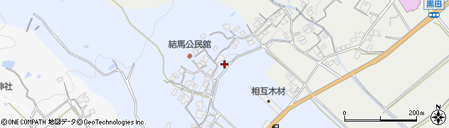 三重県名張市結馬348周辺の地図