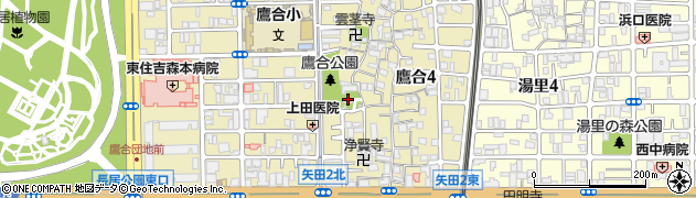 鷹合神社周辺の地図