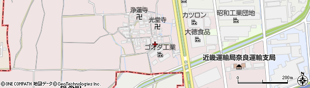 奈良県大和郡山市椎木町413周辺の地図