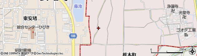 奈良県大和郡山市椎木町153周辺の地図