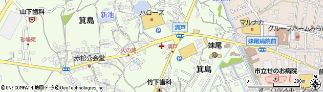 岡山県岡山市南区箕島1232周辺の地図
