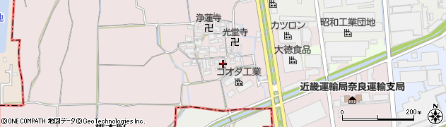 奈良県大和郡山市椎木町438周辺の地図