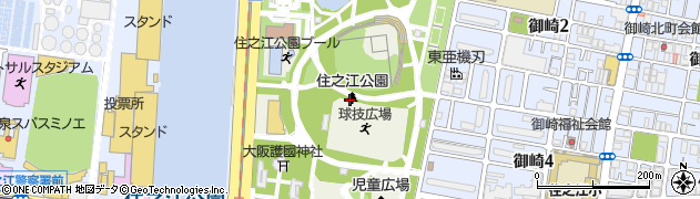 住之江公園周辺の地図