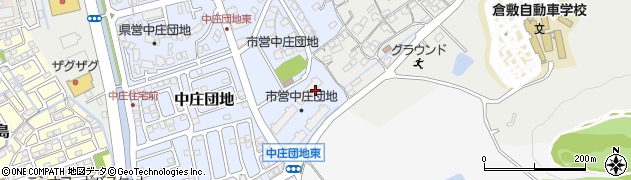岡山県倉敷市中庄団地28周辺の地図
