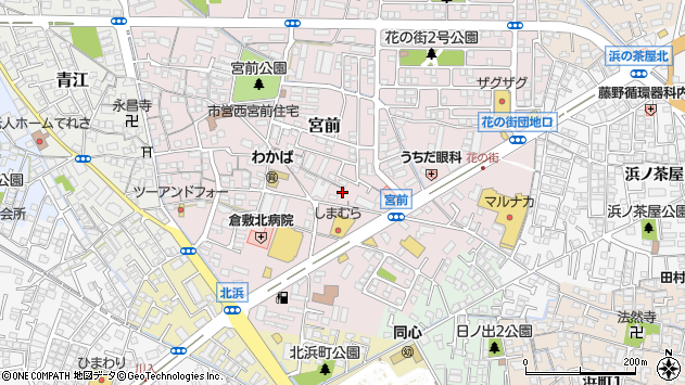 〒710-0065 岡山県倉敷市宮前の地図