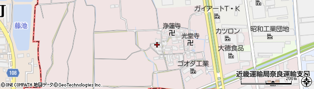 奈良県大和郡山市椎木町473周辺の地図