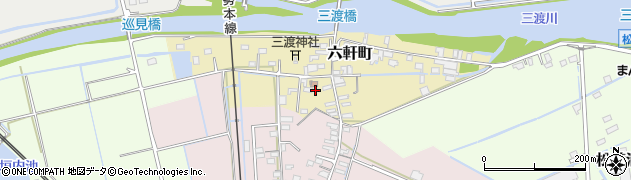 三重県松阪市六軒町32周辺の地図