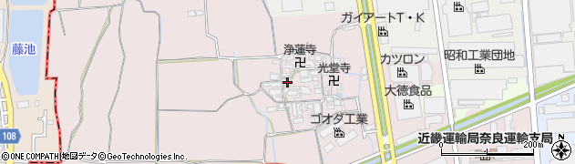 奈良県大和郡山市椎木町466周辺の地図