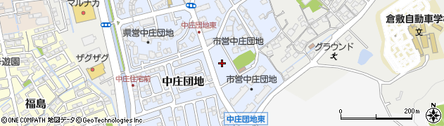 岡山県倉敷市中庄団地24周辺の地図