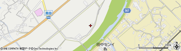 三重県名張市黒田2554周辺の地図