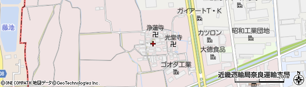 奈良県大和郡山市椎木町465周辺の地図