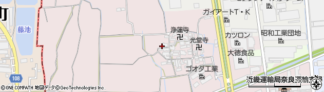 奈良県大和郡山市椎木町474周辺の地図