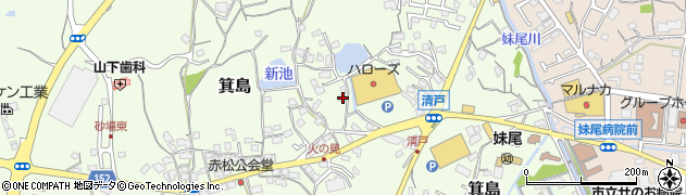 岡山県岡山市南区箕島1401周辺の地図